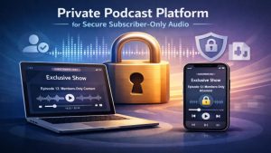 Private Podcast Platform for Secure Subscriber-Only Audio