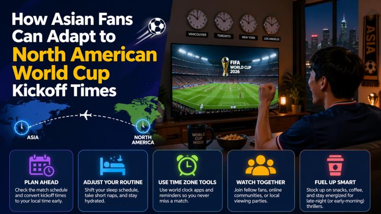 How Asian Fans Can Adapt to North American World Cup Kickoff Times