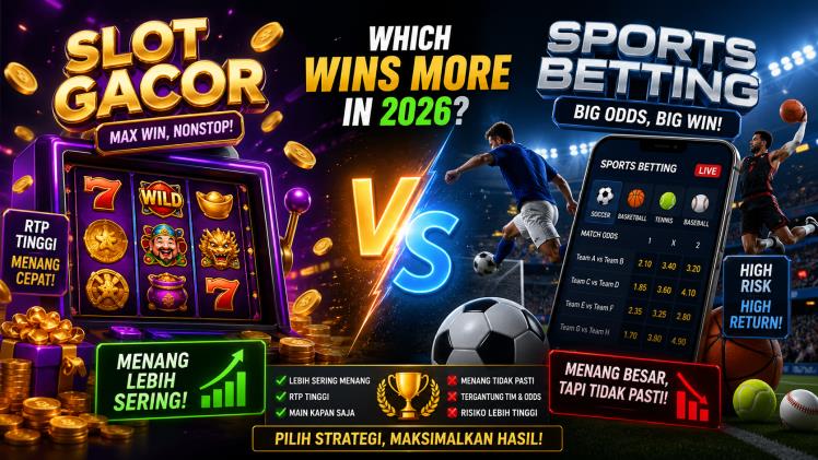 Slot Gacor vs Sports Betting – Which Wins More in 2026
