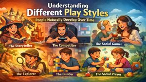 Understanding different play styles people naturally develop over time